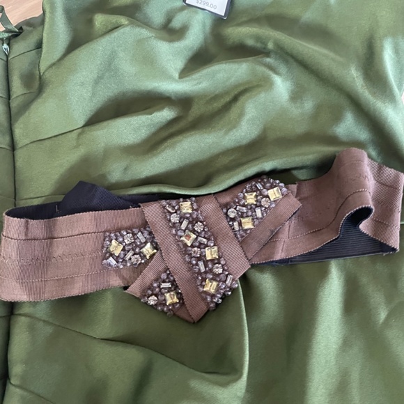 BCBG Patina one shoulder formal cocktail dress. NWT. Size 2 - Picture 2 of 3